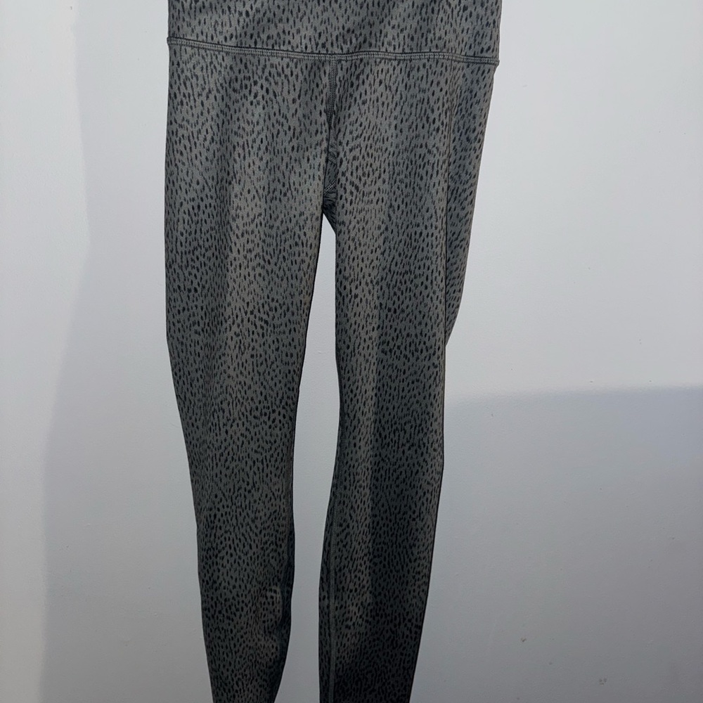 lululemon athletica Gray Patterned Leggings